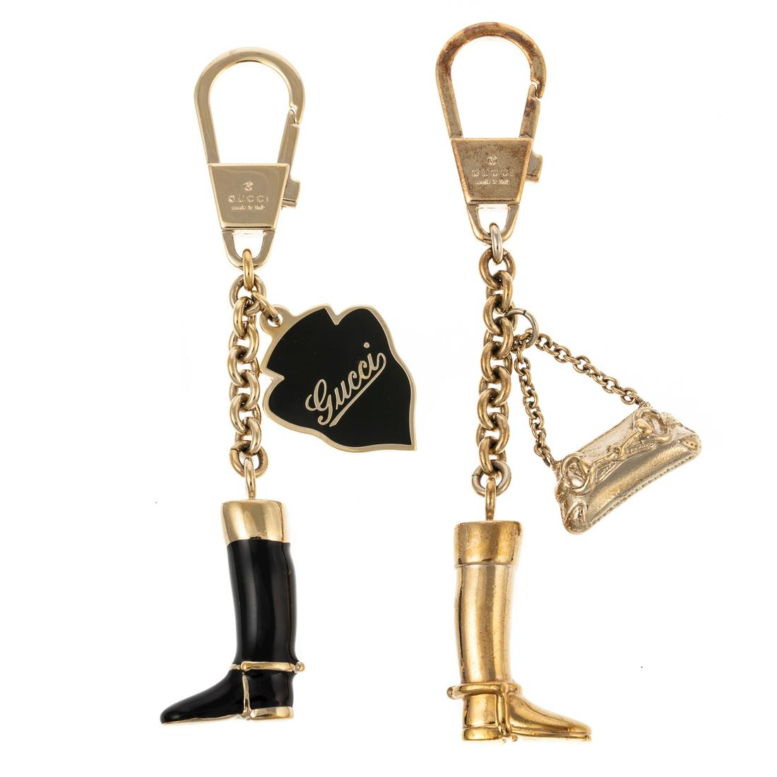 Two Gucci Equestrian Boot Keychains (1 of 7)