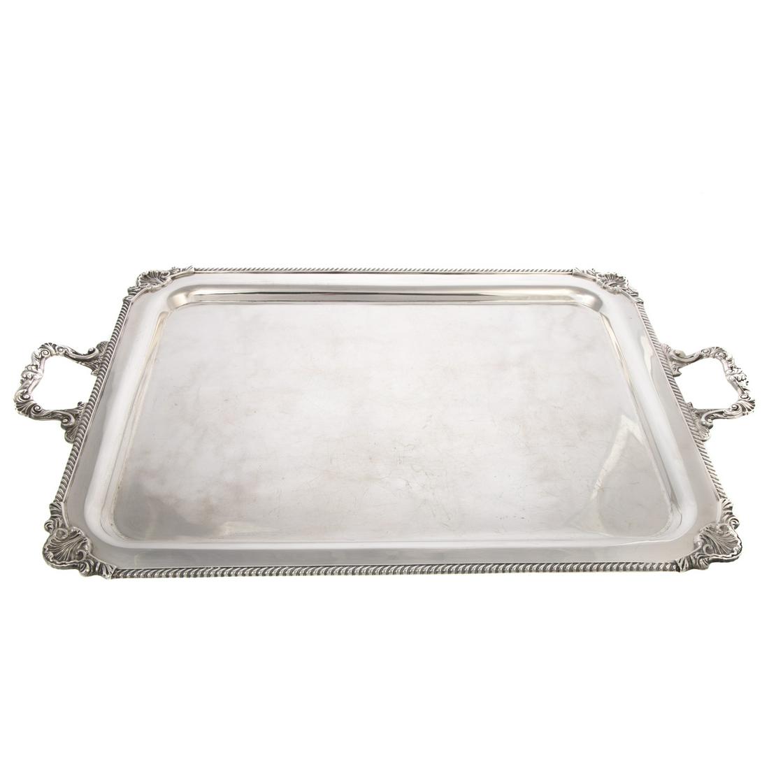 Durham Silver Co. Sterling Serving Tray (1 of 6)