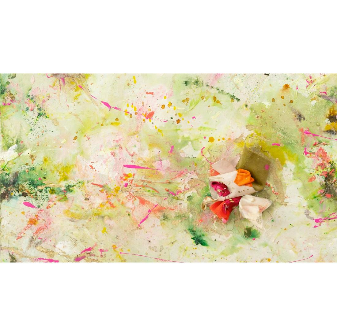 Liza Matthews. "Serenity Botanicals," NFT: (American, 20th century). Moving abstract NFT, edition 1/1, the 10th in series of 10, called "Moving Abstract Serenity Botanicals" artwork specs: MP4, the original file will be transferred without a w