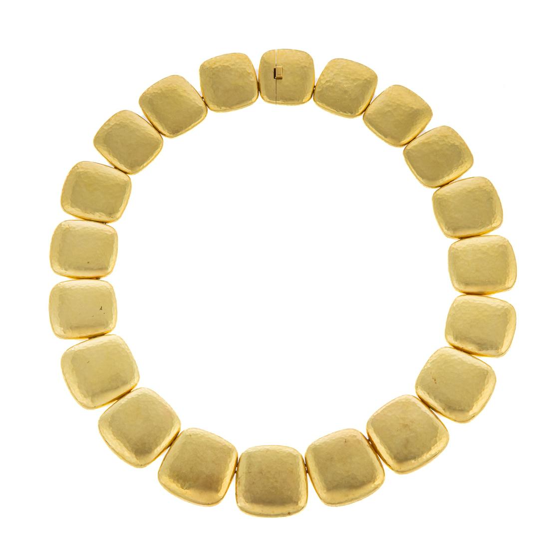 An 18K Yellow Gold Necklace by Leo de Vroomen (1 of 5)