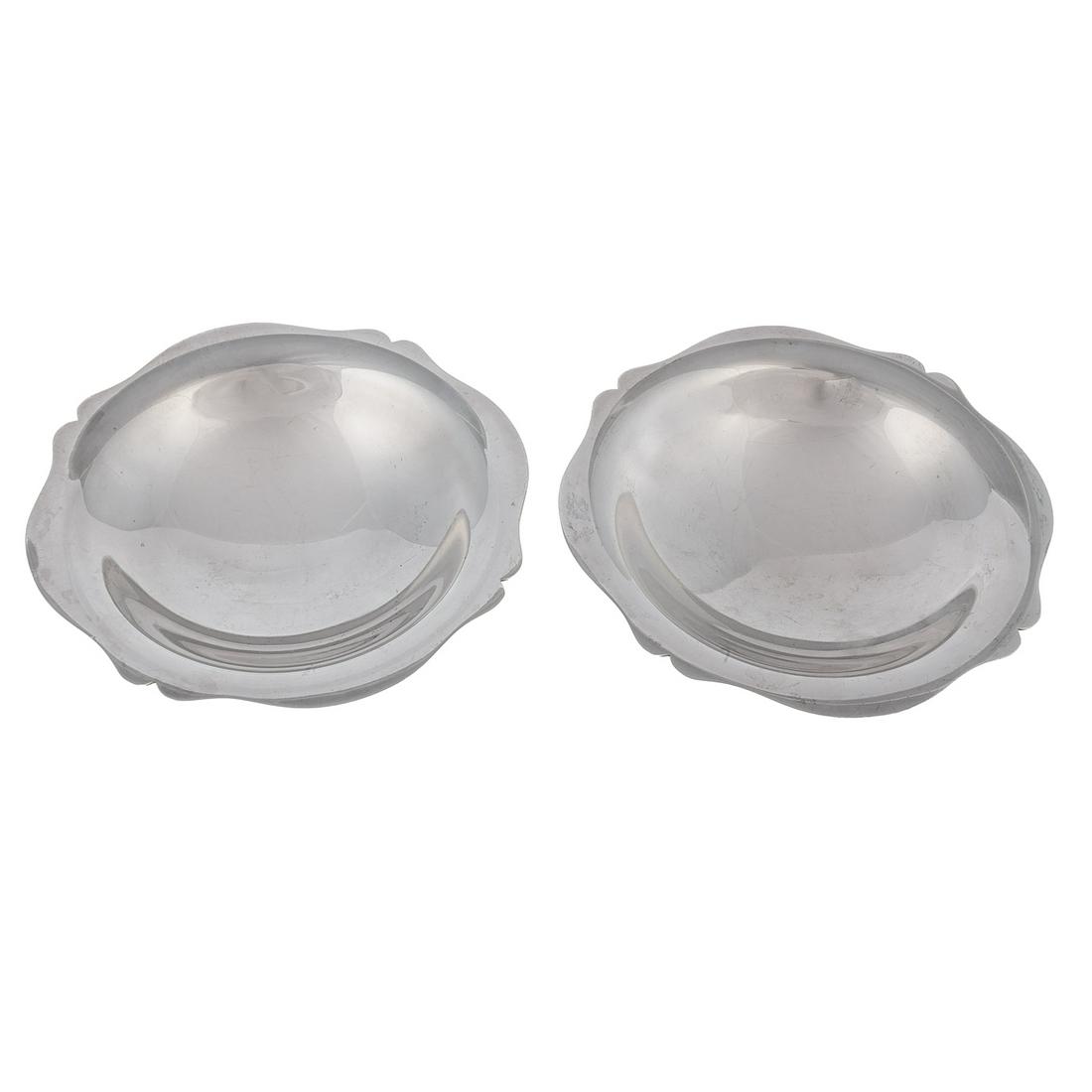 A Pair of R Wallace Sterling "Antique" Pedestal Dishes (1 of 5)