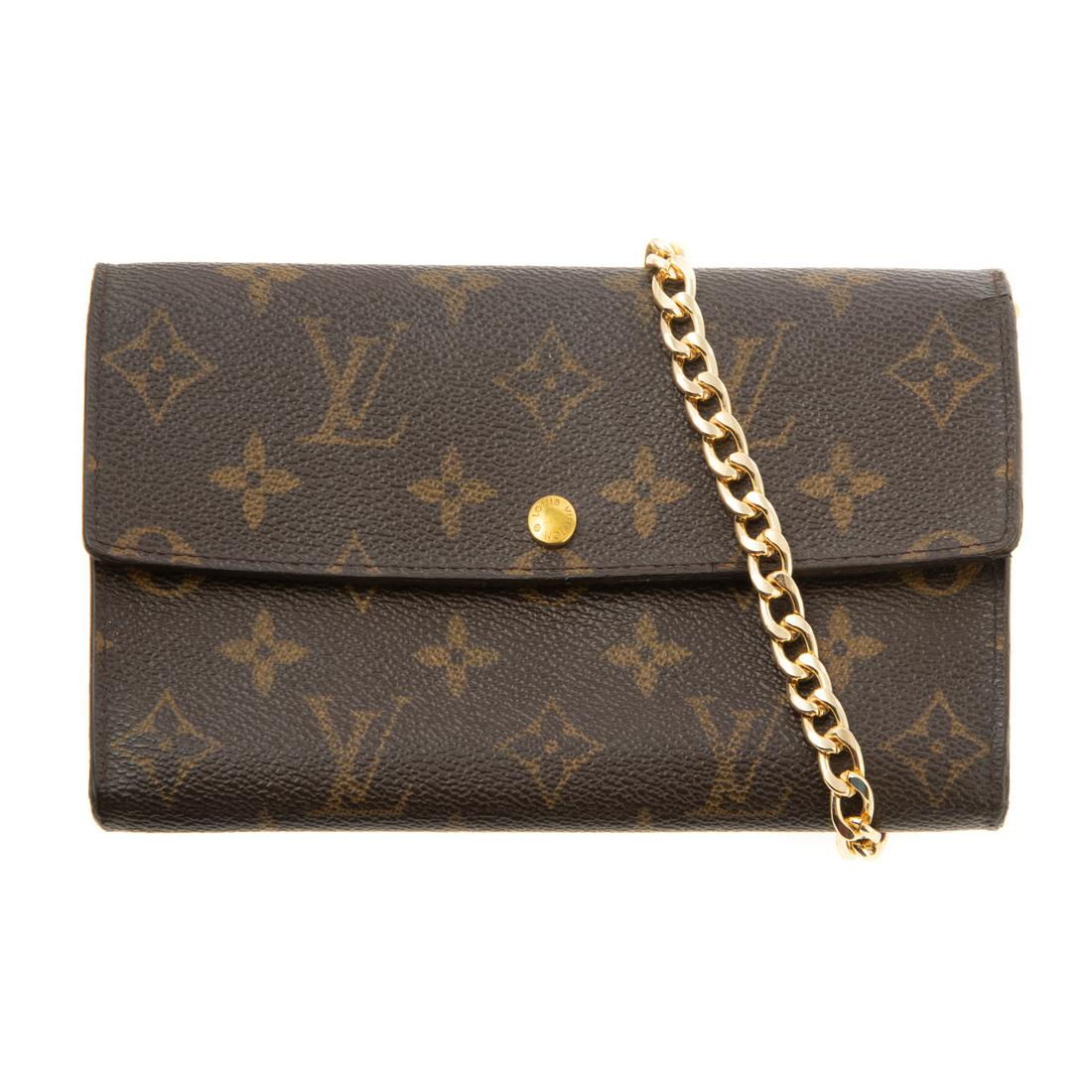 Louis Vuitton Sarah Wallet Denim Jacquard Navy Blue