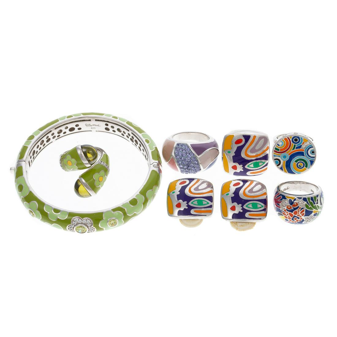 Belle Etoile Rings, Bracelet & Earrings (1 of 14)