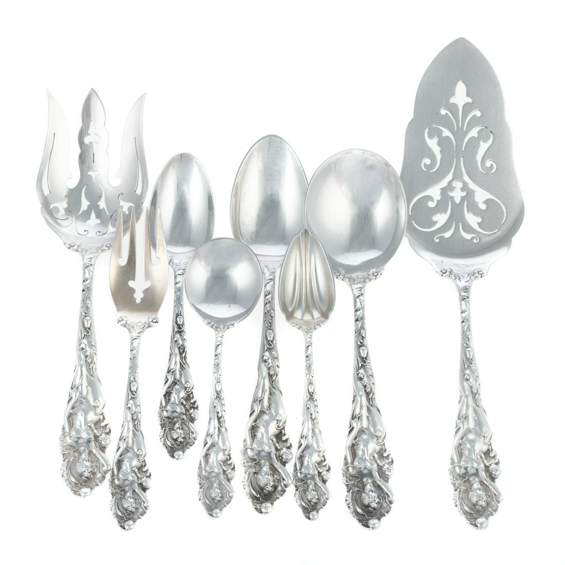 Eight Pieces of Reed & Barton Sterling "Love Disarmed" (1 of 4)