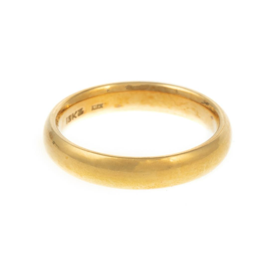 A Samuel Kirk & Sons Wedding Band in 18K (1 of 4)