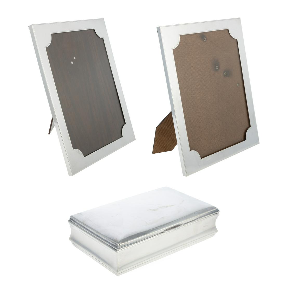 Three Sterling Desk Accessories (1 of 9)