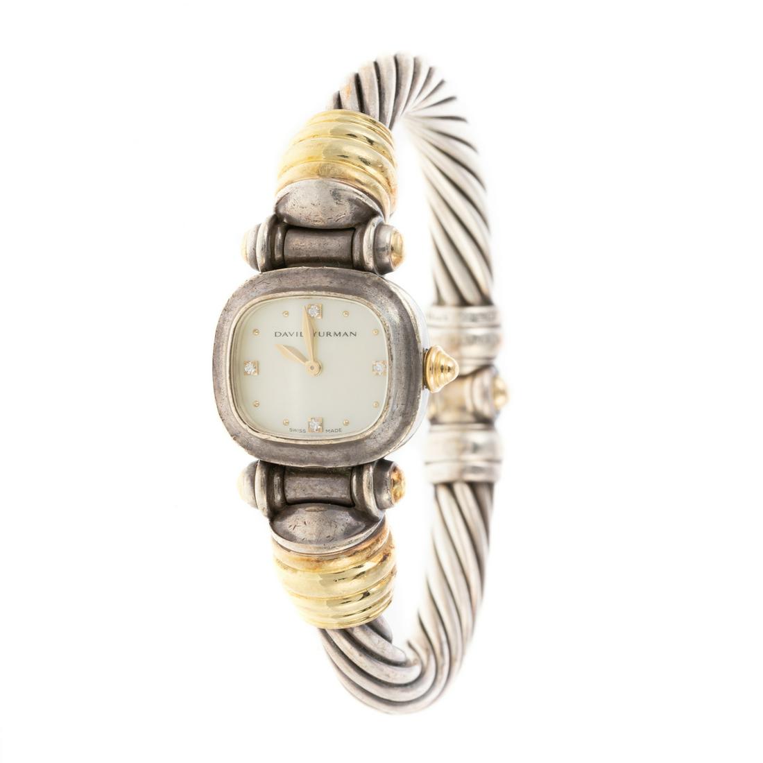 A David Yurman Cable Watch in 14K & Sterling (1 of 7)