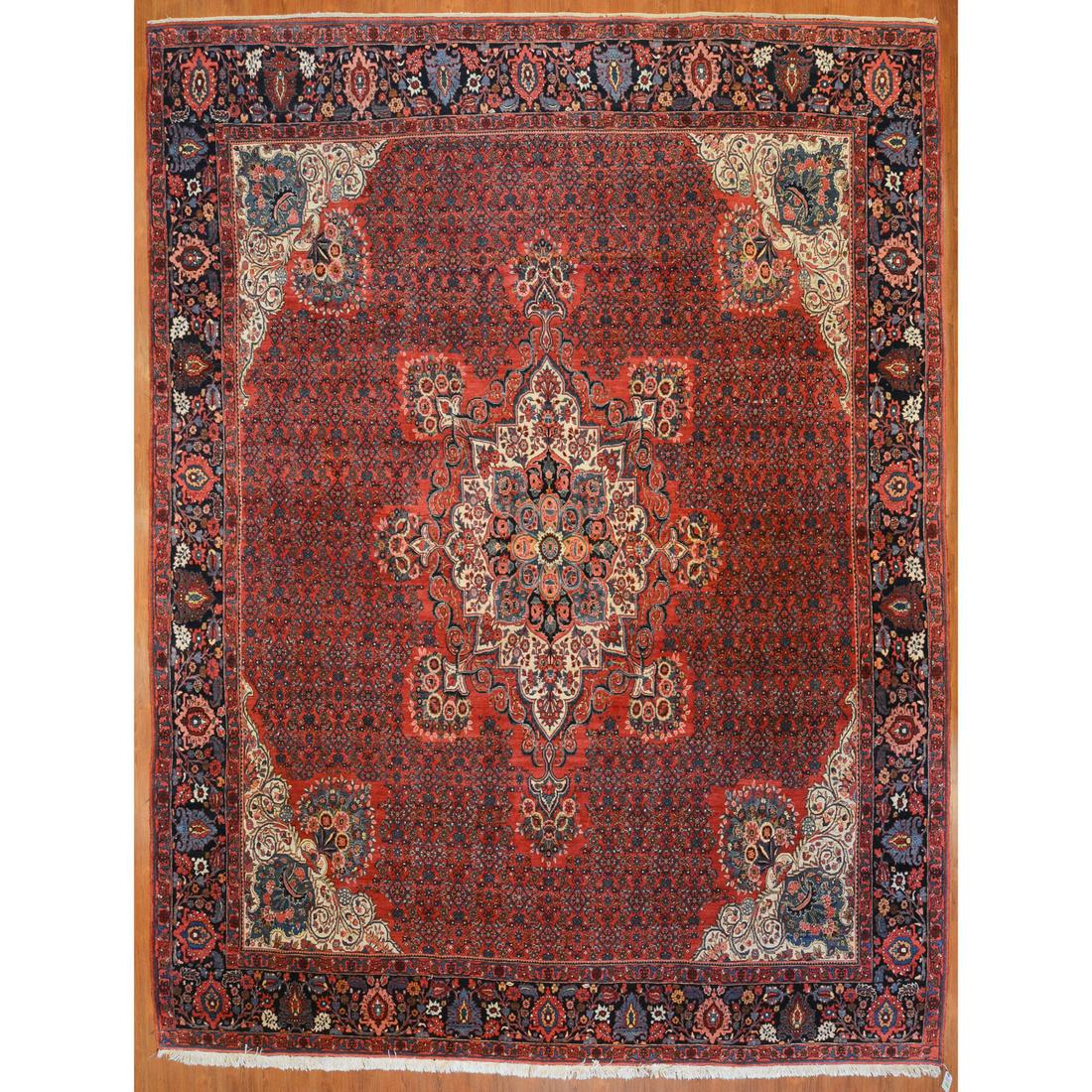 Antique Bijar Carpet, Persia,11.2 x 14.7 (1 of 5)