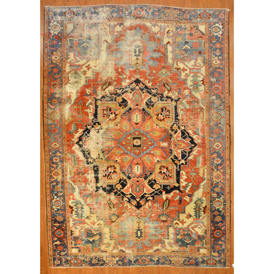 Antique Serapi Rug, Persia, 8.7 x 12.2 (1 of 8)