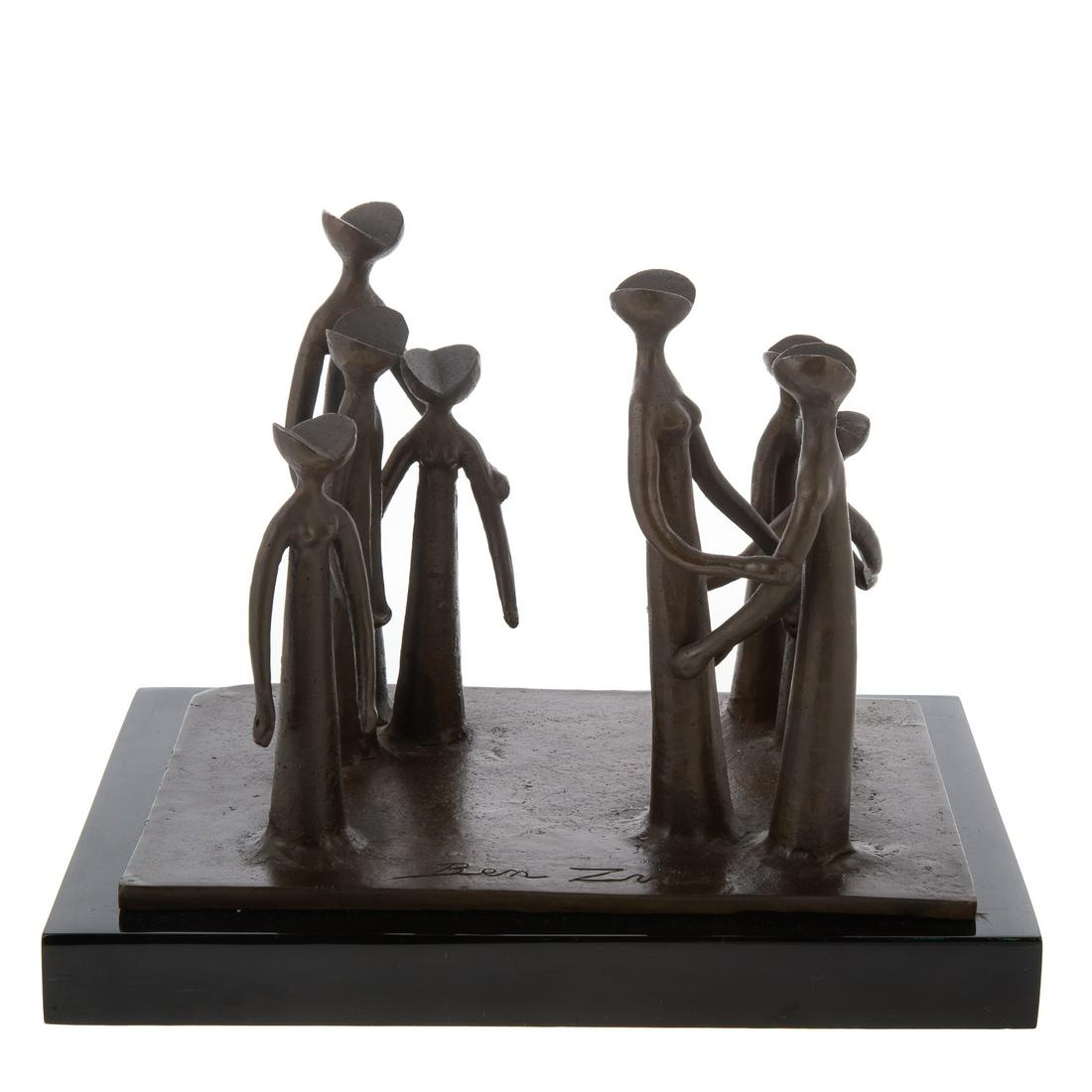 Gedalia Ben Avi. Figures, bronze sculpture (1 of 4)