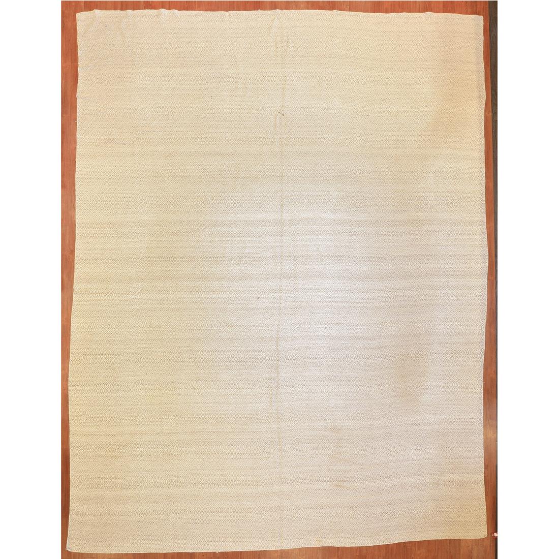 Restoration Hardware Dhurrie Carpet, 11.3 x 14.8: Ben Solemani for Restoration Hardware. Made in Turkey. Modern; hand-woven, wool pile.