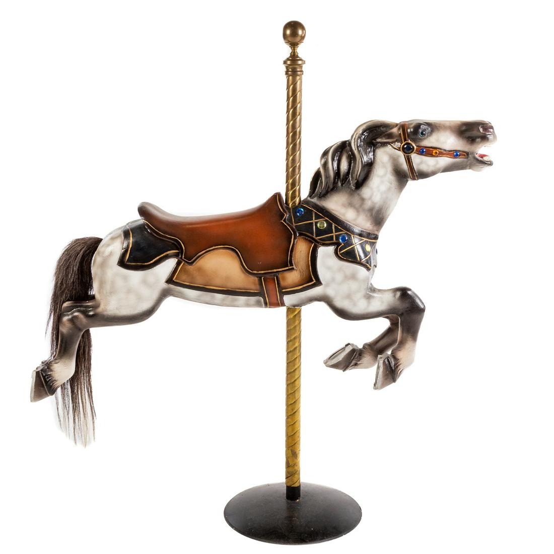 Herschel Spellman Carved Wood Carousel Horse (1 of 3)