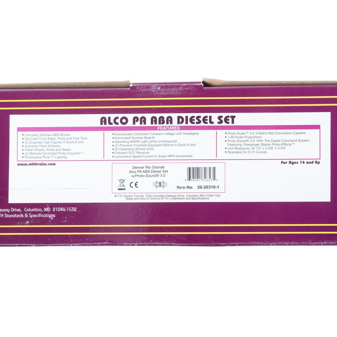 M.T.H. Alco PA ABA Diesel Set (1 of 3)