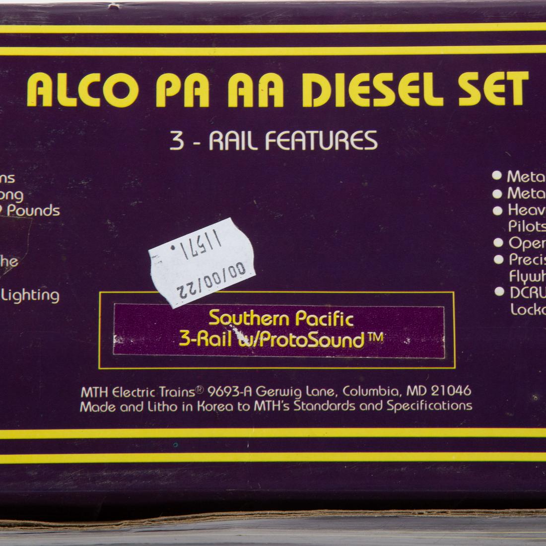 M.T.H. Alco PA AA Diesel Set (1 of 3)