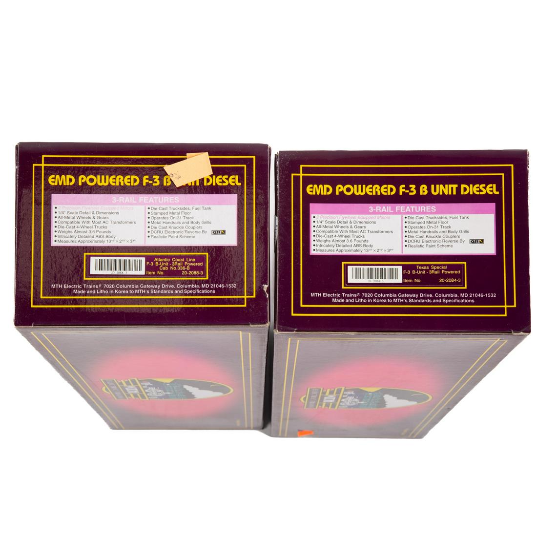 Two M.T.H. EMD Powered F-3 B-Unit Diesel (1 of 4)