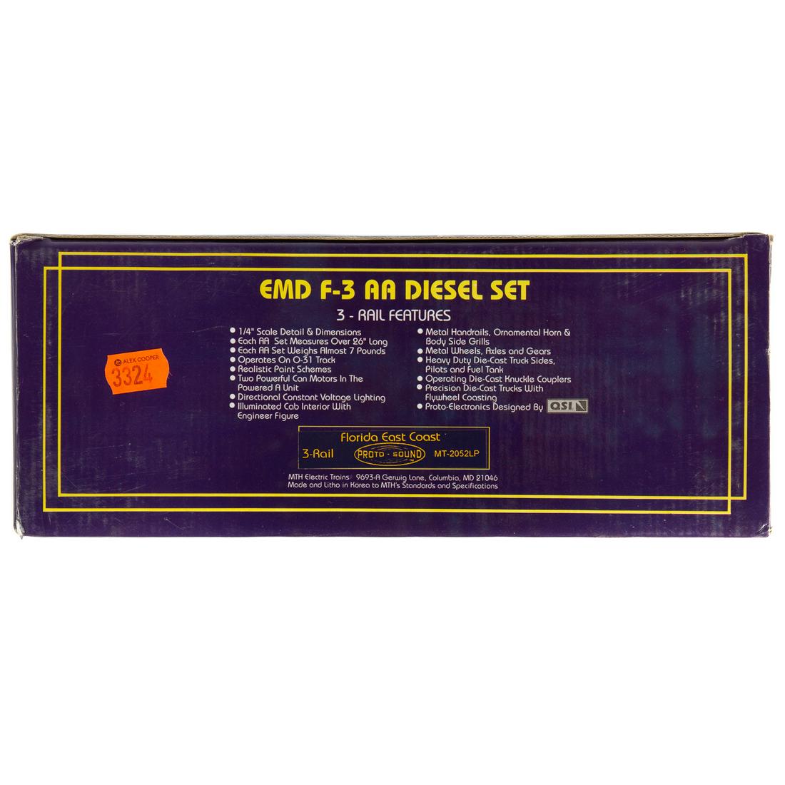 M.T.H. EMD F-3 AA Diesel Set (1 of 2)