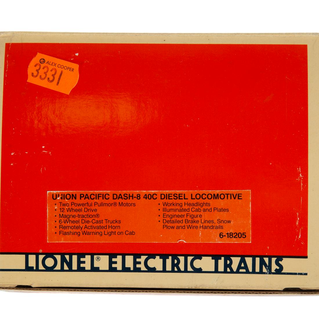 Lionel DASH-8 40C Diesel Locomotive: Union Pacific.