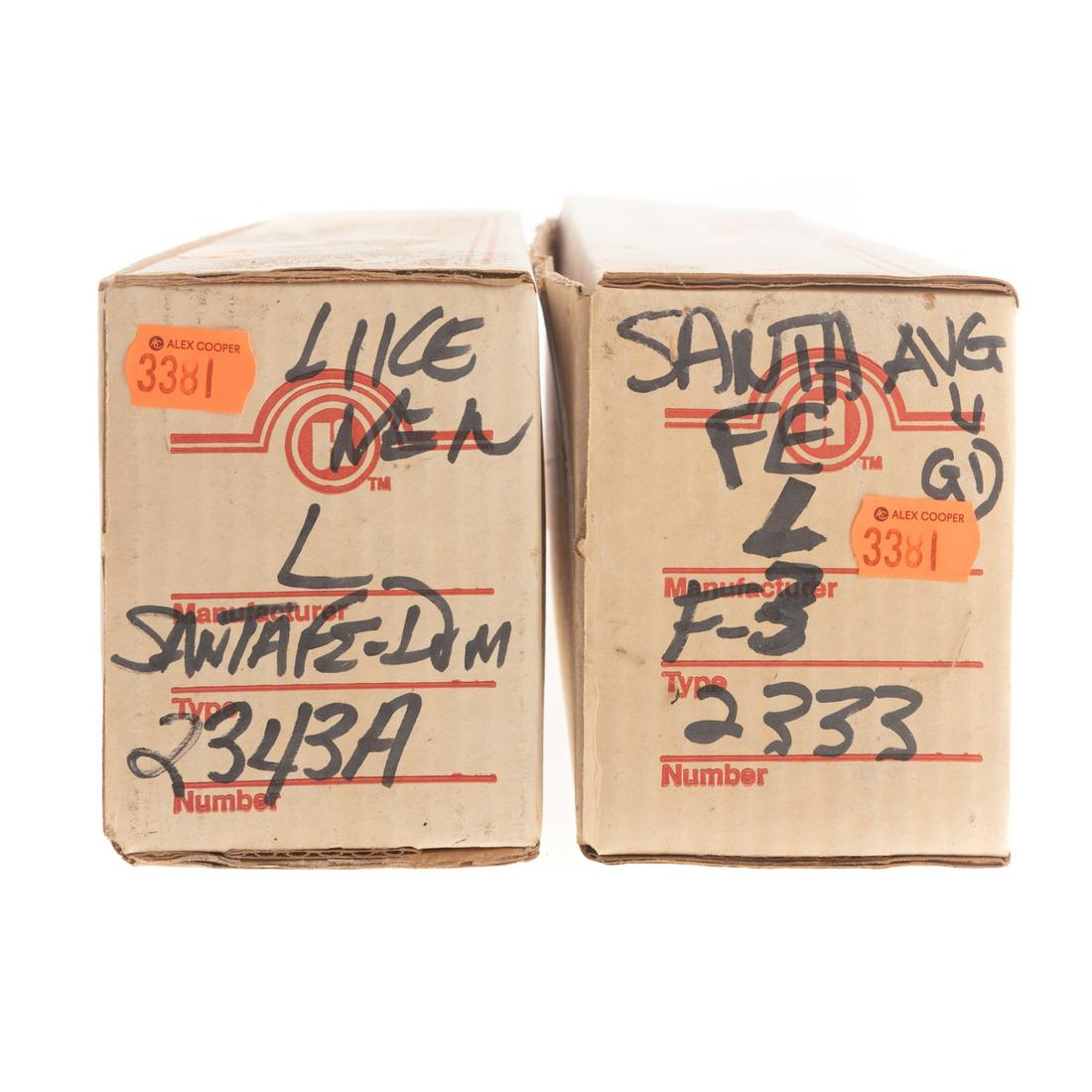 Two Lionel Santa Fe Engines (1 of 2)