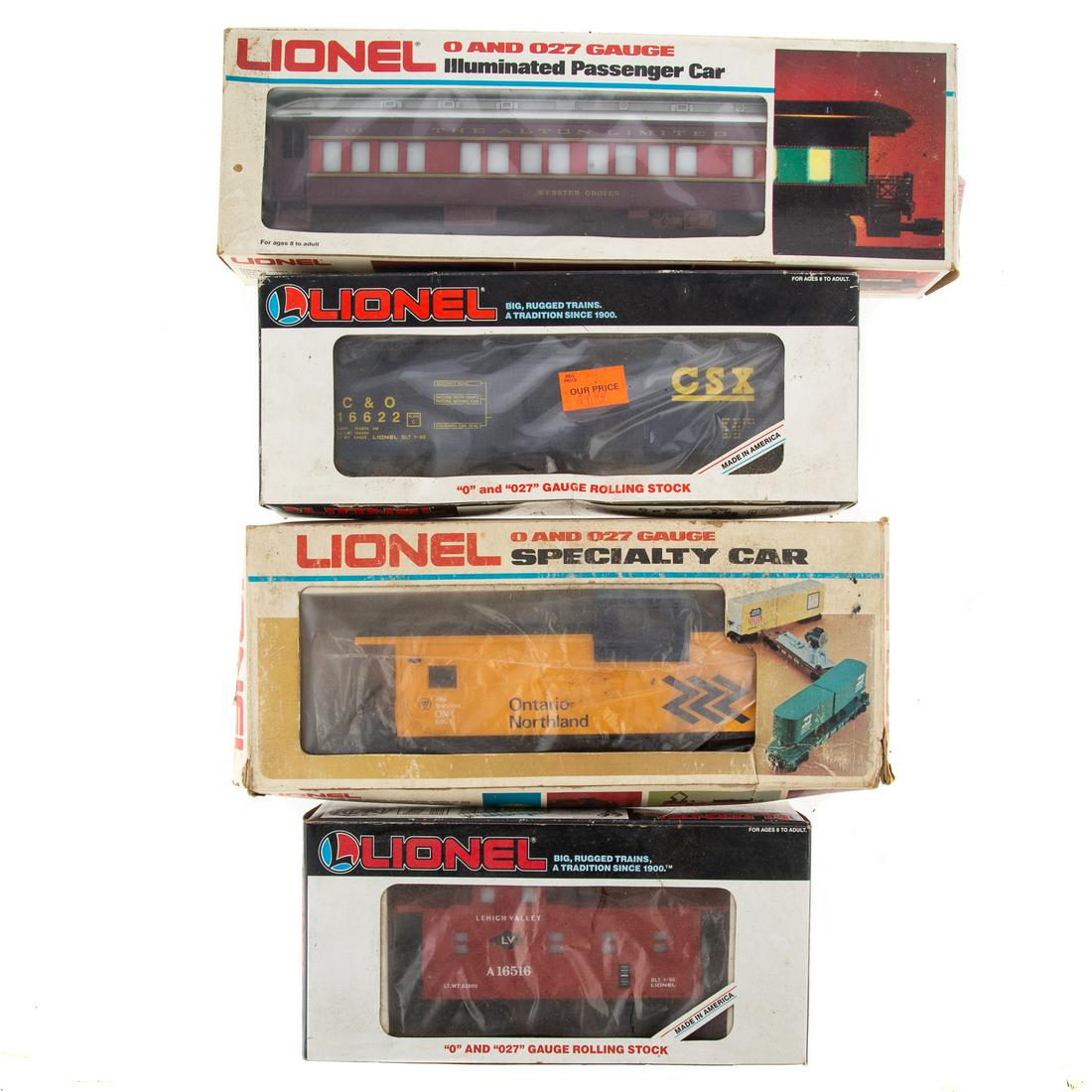 10 Lionel Assorted Train Cars (1 of 4)