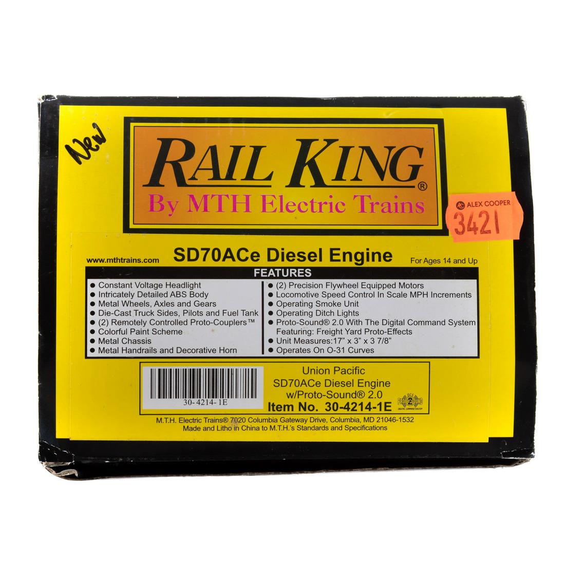 Rail King SD 70ACe Diesel Engine (1 of 2)
