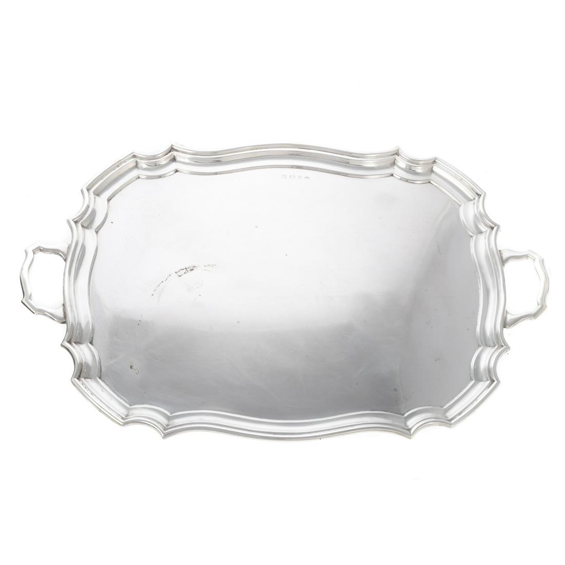 George V Silver Serving Tray (1 of 7)