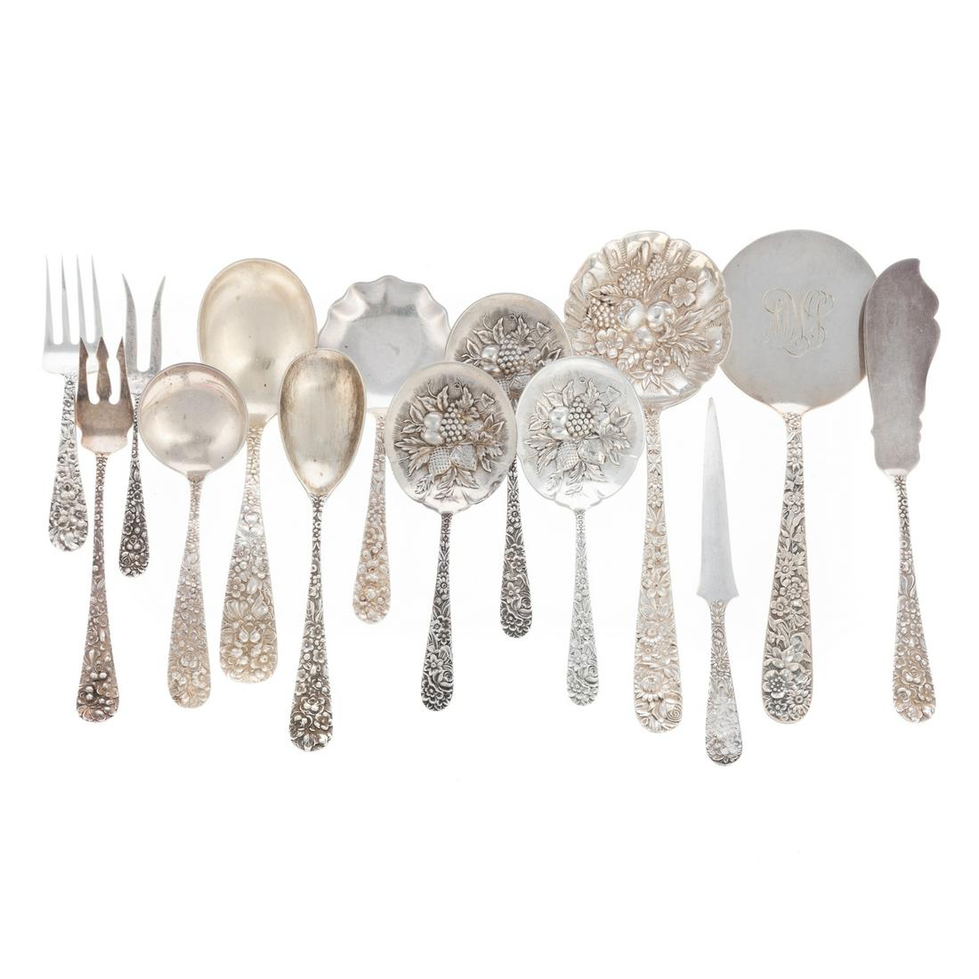 13 S Kirk & Son with Stieff Sterling Serving Pieces (1 of 3)