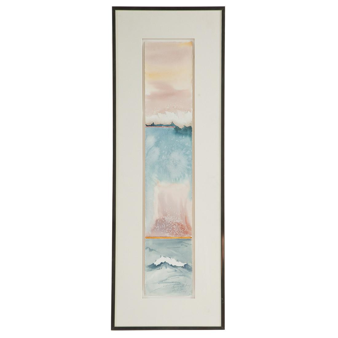 Nancy Tuttle May. "Depth Series," watercolor (1 of 3)