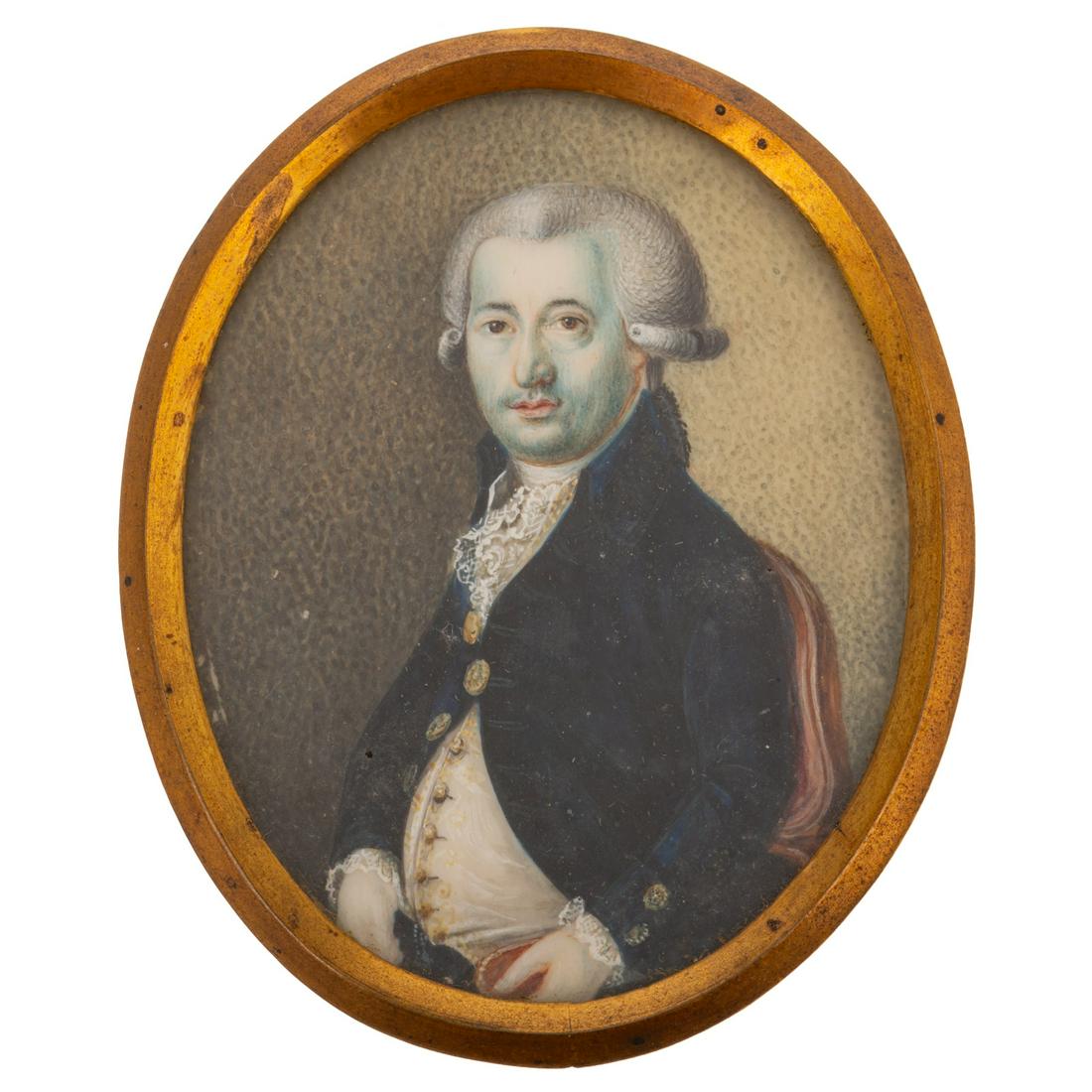 English School 18th Century, Portrait Miniature (1 of 2)