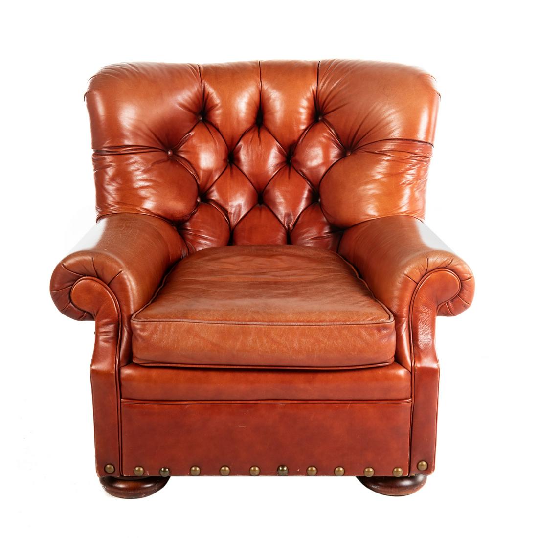 Tufted Leather Armchair (1 of 5)