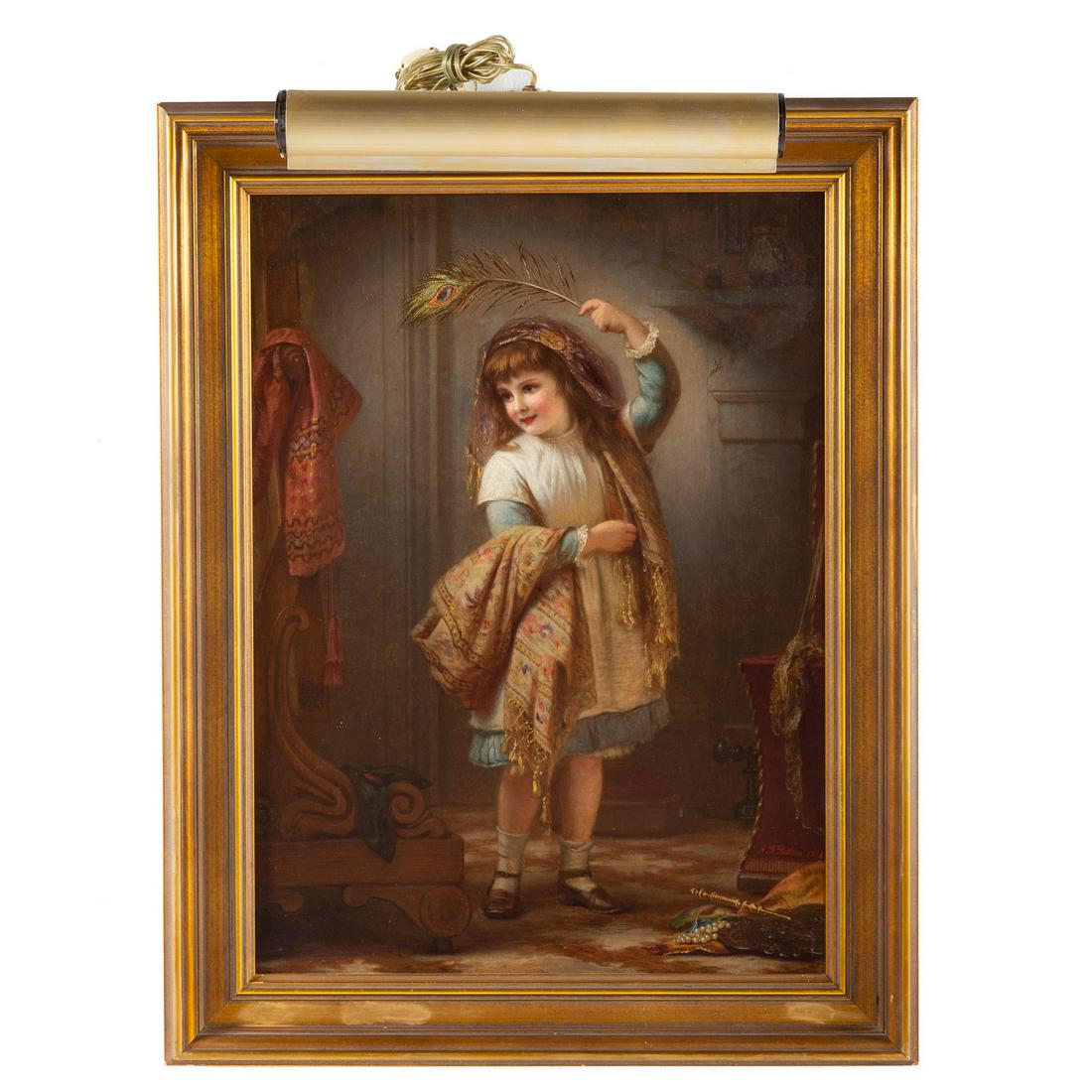 Alfred Fowler Patten. Dressing Up, oil (1 of 4)