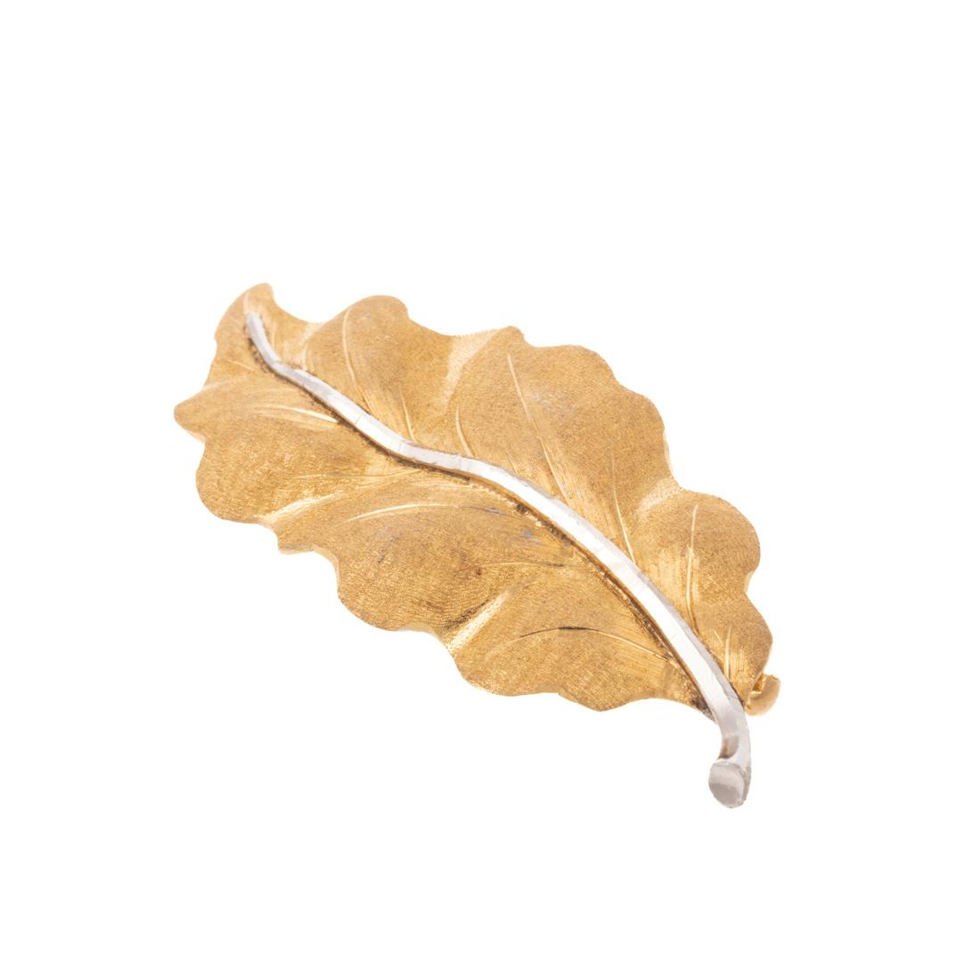 A Frederico Buccellati Leaf Brooch (1 of 4)