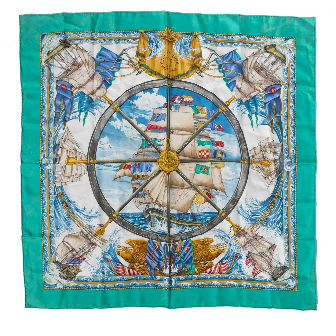 An Hermes "Vive le Vent" Scarf 90 (1 of 5)