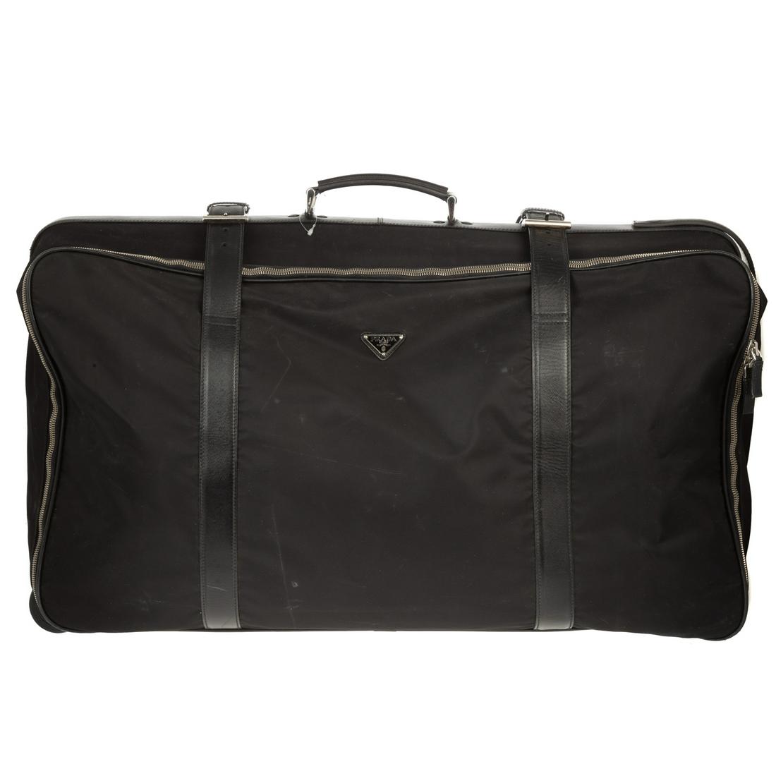 Prada Tessuto & Saffiano Rolling Carryon Suitcase (1 of 10)