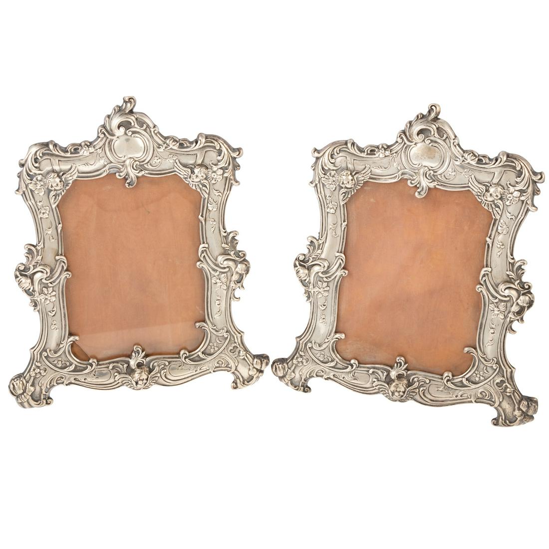 A Pair of Gorham Art Nouveau Sterling Photo Frames (1 of 4)