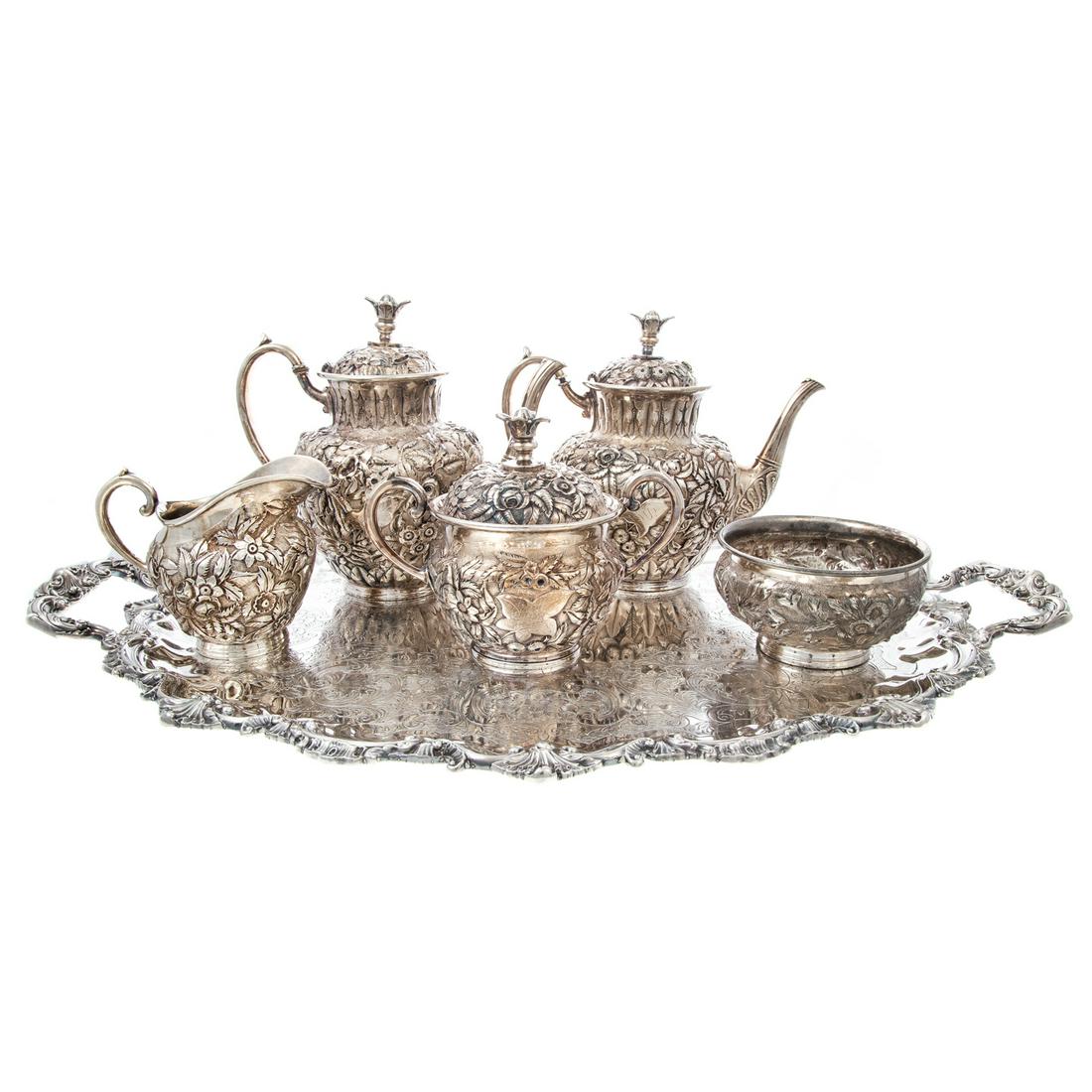 Charles W Hamill Silver Plated Tea & Coffee Service (1 of 8)