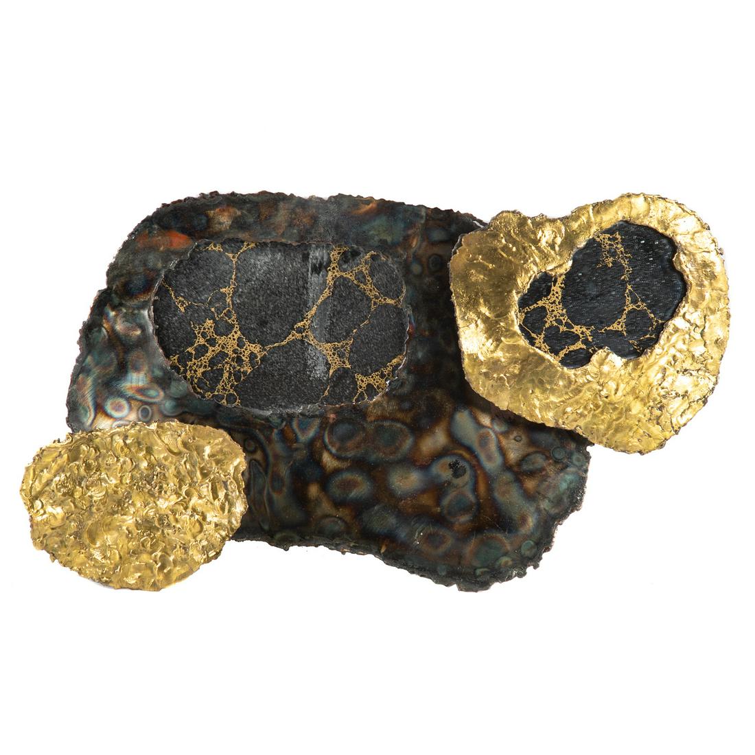 Mid-Century Abstract Wall Sculpture (1 of 3)