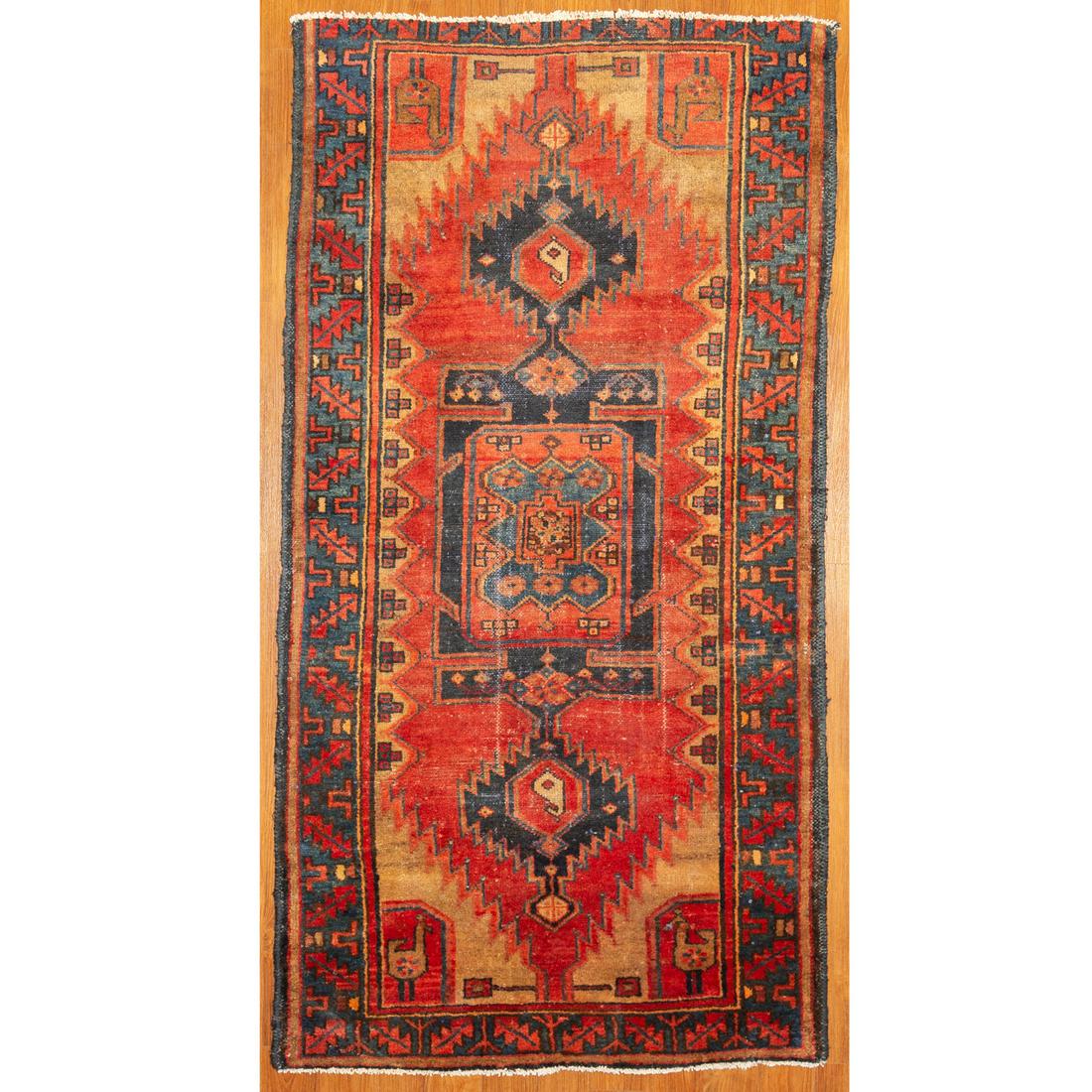 Hamadan Rug, Persia, 3.4 x 6.3 (1 of 6)
