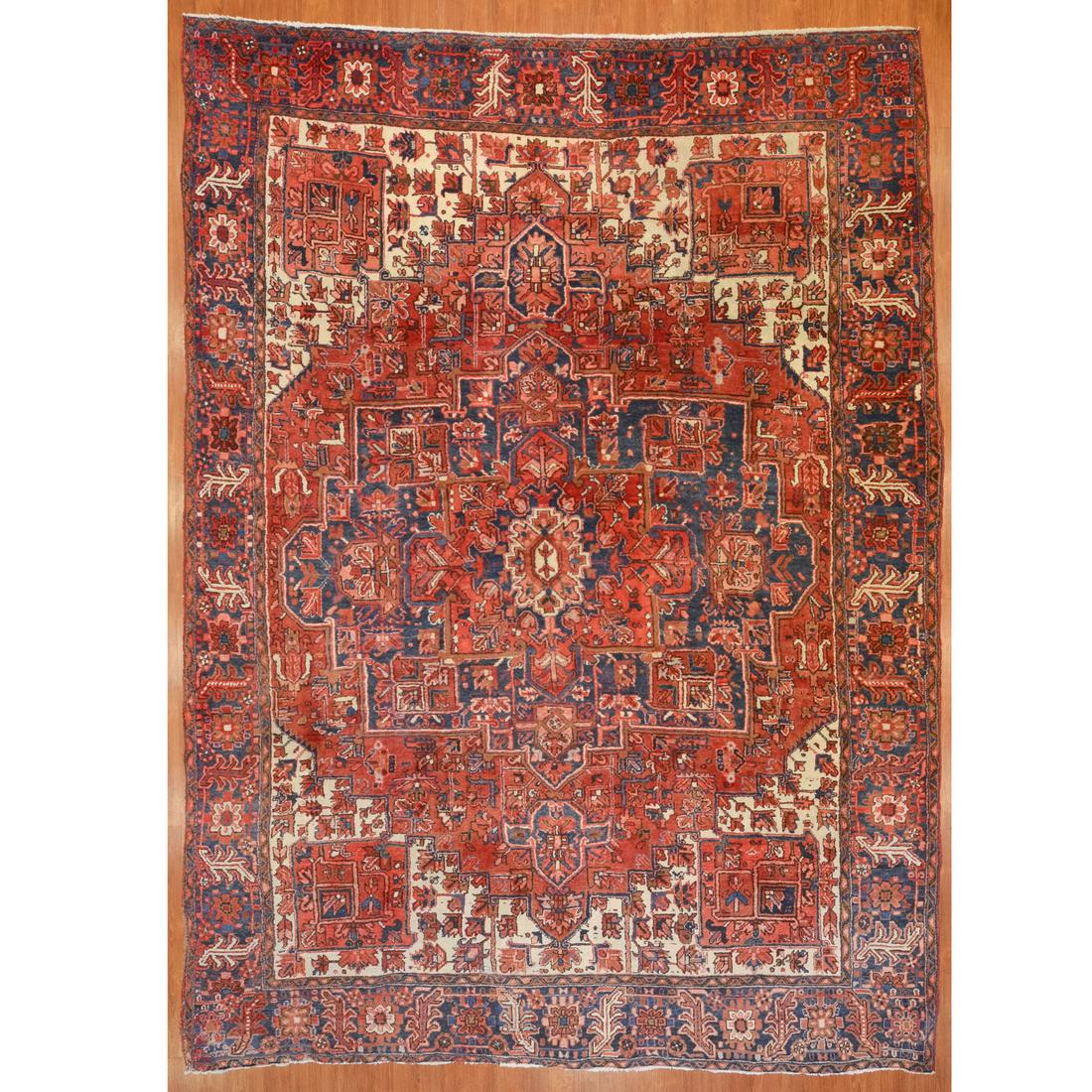 Heriz Carpet, Persia, 9.7 x 13.4 (1 of 7)