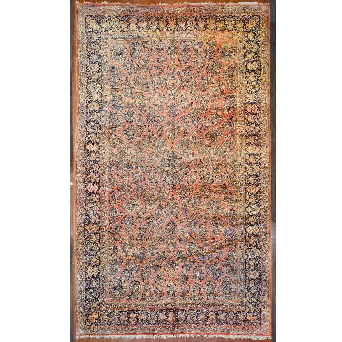 Semi-Antique Sarouk Carpet, Persia, 11.11 x 20.3 (1 of 7)