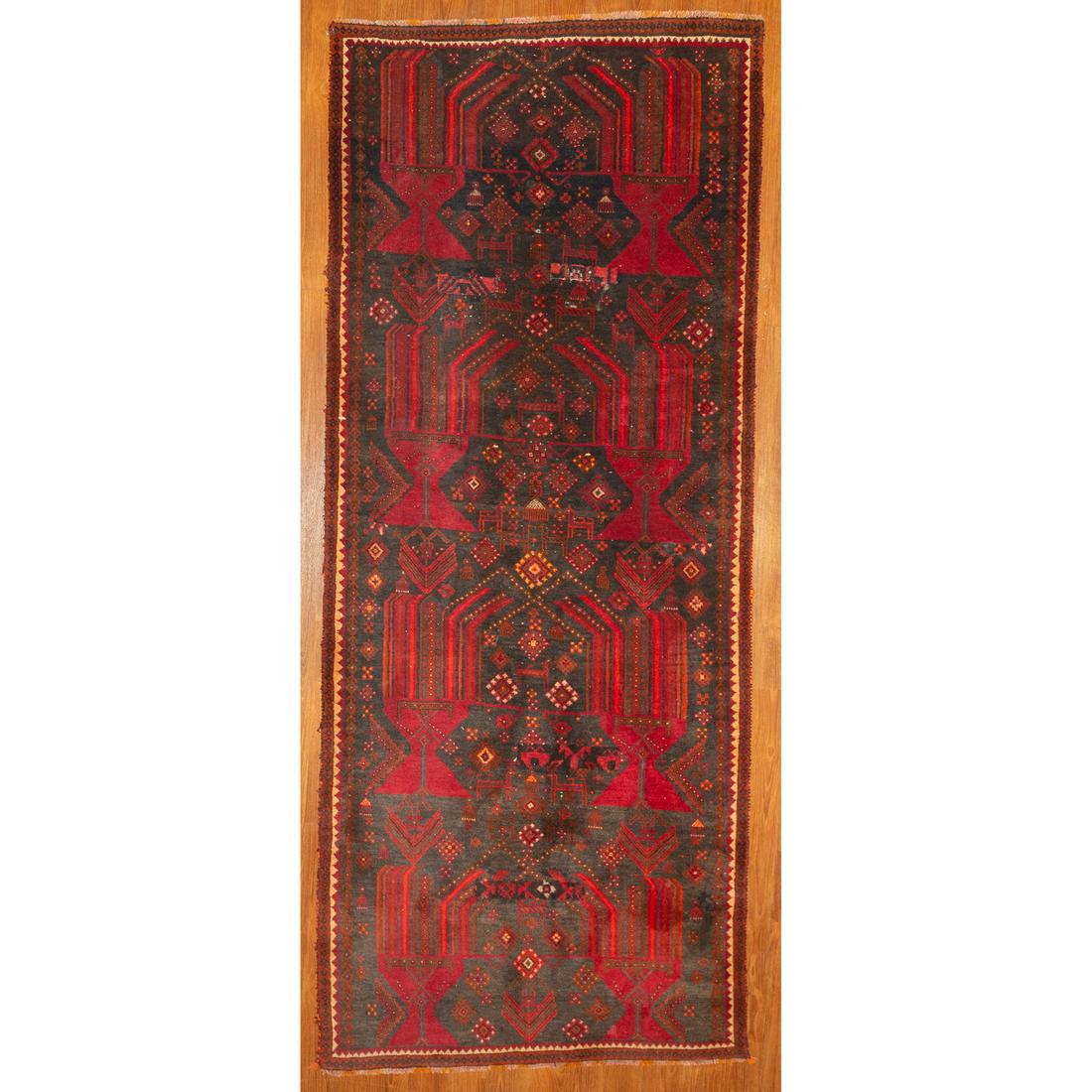 Afghani Belouch Rug, 3.7 x 8.3 (1 of 10)