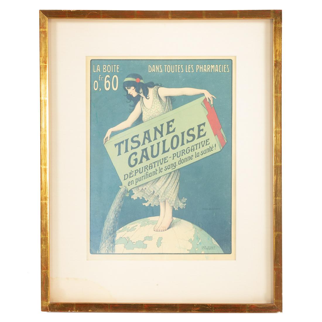 Paul Berthon. "Tisane Gauloise," offset lithograph (1 of 5)