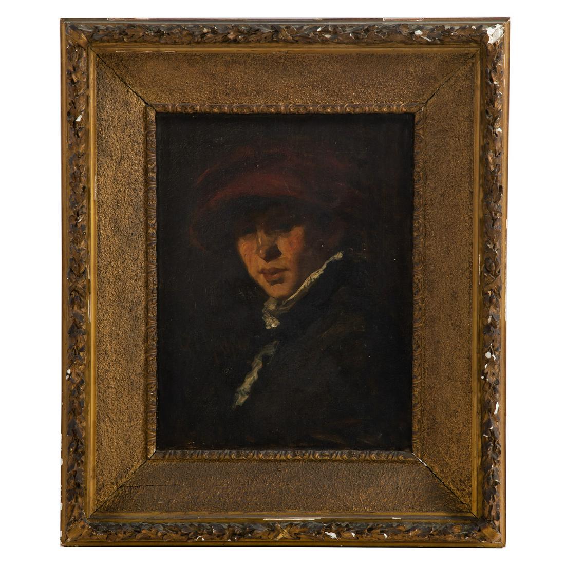 Robert Koehler. Portrait of a Lady, oil (1 of 5)