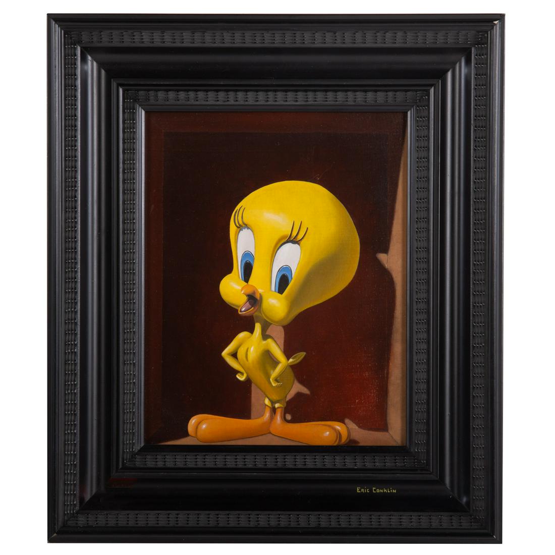 Eric Conklin. "What Puddy Cat?" oil (1 of 5)