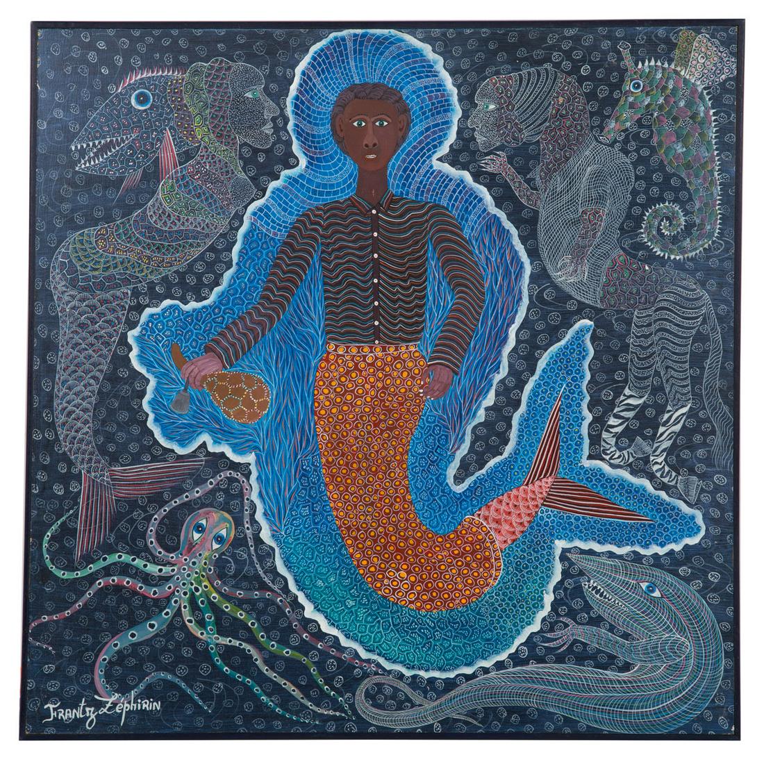 Frantz Zephirin. Sans Titre, acrylic (1 of 4)