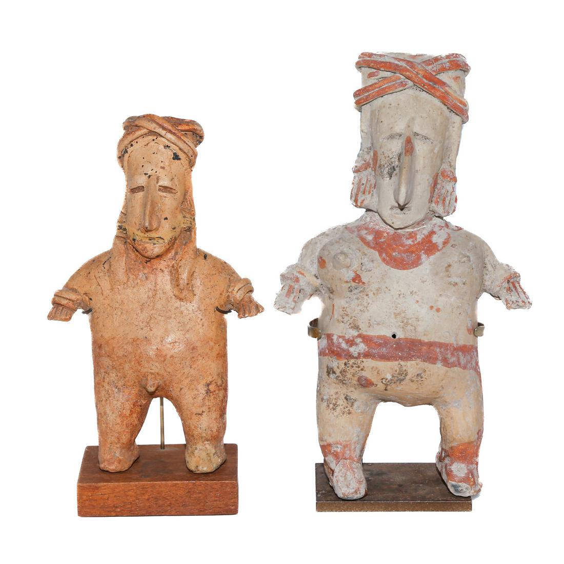 Two Jalisco Earthenware Figures (1 of 9)