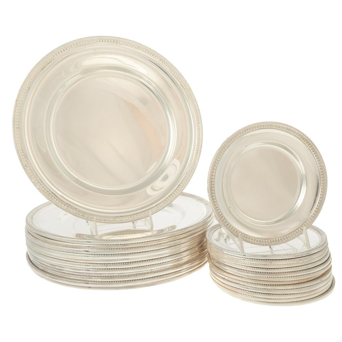 24 Camusso Sterling Dinner & Bread Plates (1 of 5)