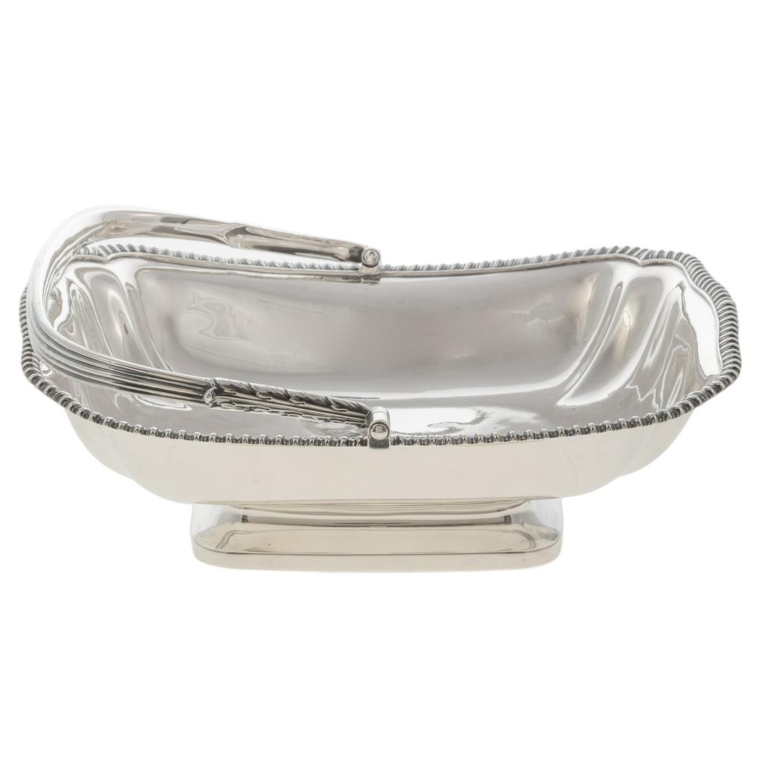 George IV Silver Armorial Cake Basket (1 of 7)