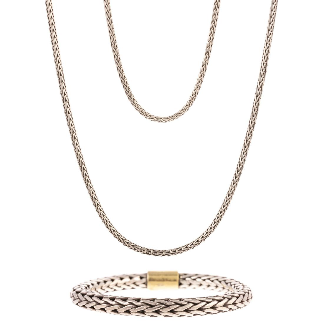 Two John Hardy Chain Necklaces & Sterling Bracelet (1 of 9)