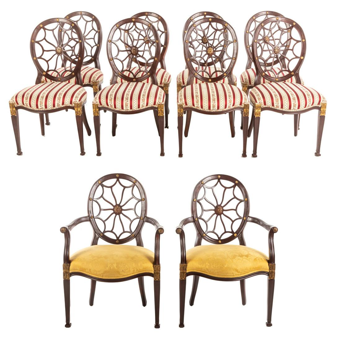 Set of 10 John Widdicomb Dining Chairs (1 of 5)