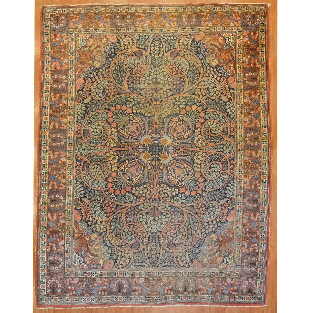 Antique Tabriz Rug, Persia, 8.8 x 11.2 (1 of 7)